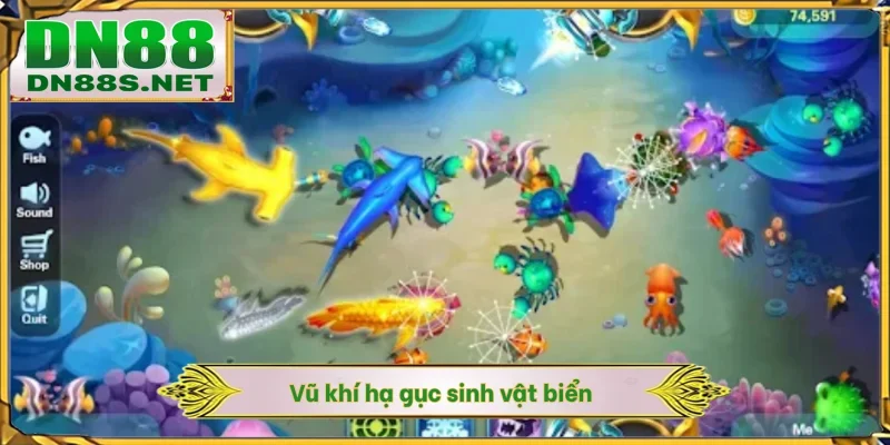 Vũ khí hạ gục sinh vật biển